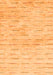 Machine Washable Solid Orange Modern Area Rugs, wshabs1552org