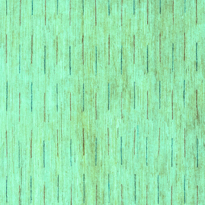 Square Machine Washable Solid Turquoise Modern Area Rugs, wshabs1552turq