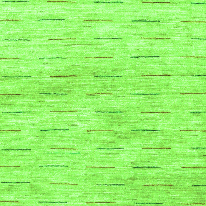 Machine Washable Solid Green Modern Area Rugs, wshabs1552grn