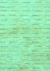 Solid Turquoise Modern Rug, abs1552turq