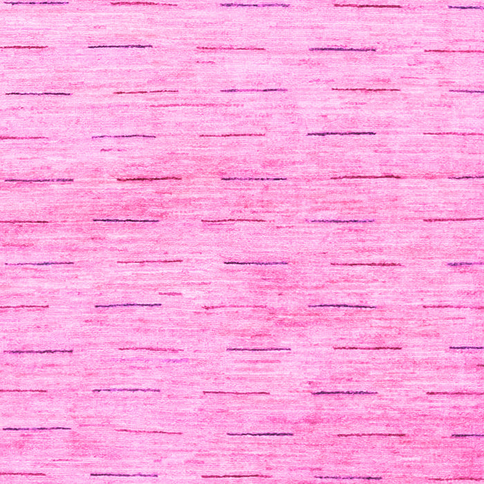 Machine Washable Solid Pink Modern Rug, wshabs1552pnk
