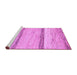 Sideview of Machine Washable Abstract Purple Modern Area Rugs, wshabs1553pur