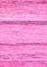 Machine Washable Abstract Pink Modern Rug, wshabs1553pnk