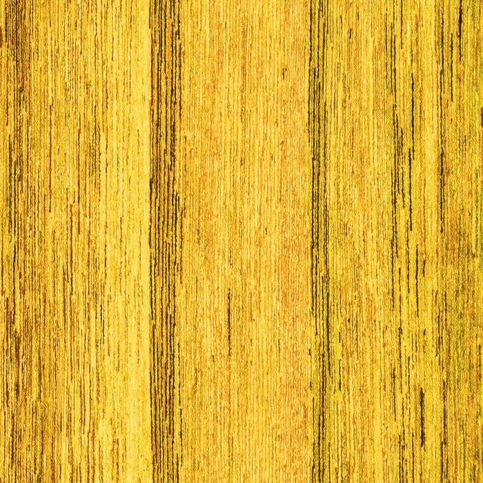 Square Abstract Yellow Modern Rug, abs1553yw