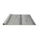 Sideview of Machine Washable Abstract Gray Modern Rug, wshabs1553gry