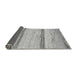 Sideview of Abstract Gray Modern Rug, abs1553gry