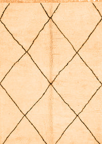 Solid Orange Modern Rug, abs1554org