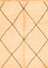 Solid Orange Modern Rug, abs1554org