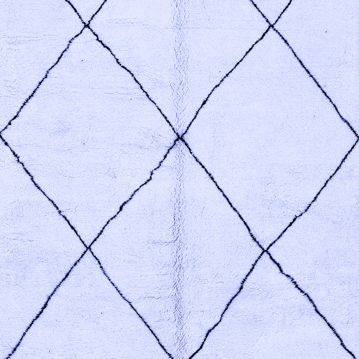 Solid Blue Modern Rug, abs1554blu