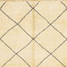 Square Machine Washable Abstract Khaki Gold Rug, wshabs1554