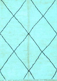 Solid Light Blue Modern Rug, abs1554lblu