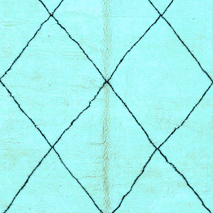 Solid Light Blue Modern Rug, abs1554lblu
