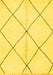 Solid Yellow Modern Rug, abs1554yw