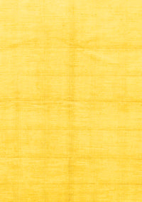 Solid Yellow Modern Rug, abs1555yw