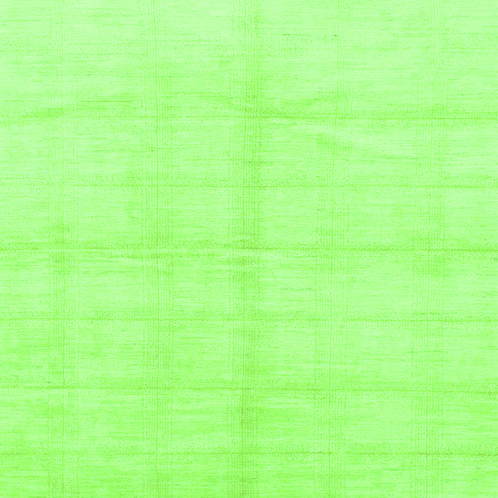 Square Machine Washable Solid Green Modern Area Rugs, wshabs1555grn