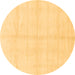 Round Solid Brown Modern Rug, abs1555brn