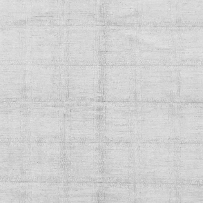 Machine Washable Solid Gray Modern Rug, wshabs1555gry