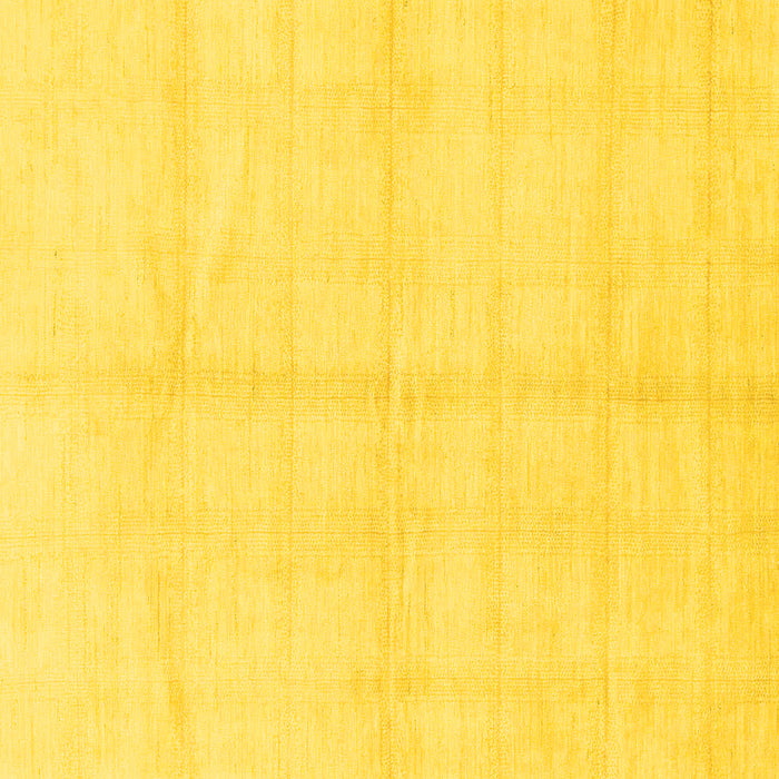 Square Solid Yellow Modern Rug, abs1555yw