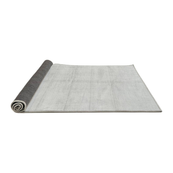 Sideview of Solid Gray Modern Rug, abs1555gry