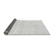 Sideview of Solid Gray Modern Rug, abs1555gry