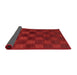 Sideview of Abstract Red Modern Rug, abs1556