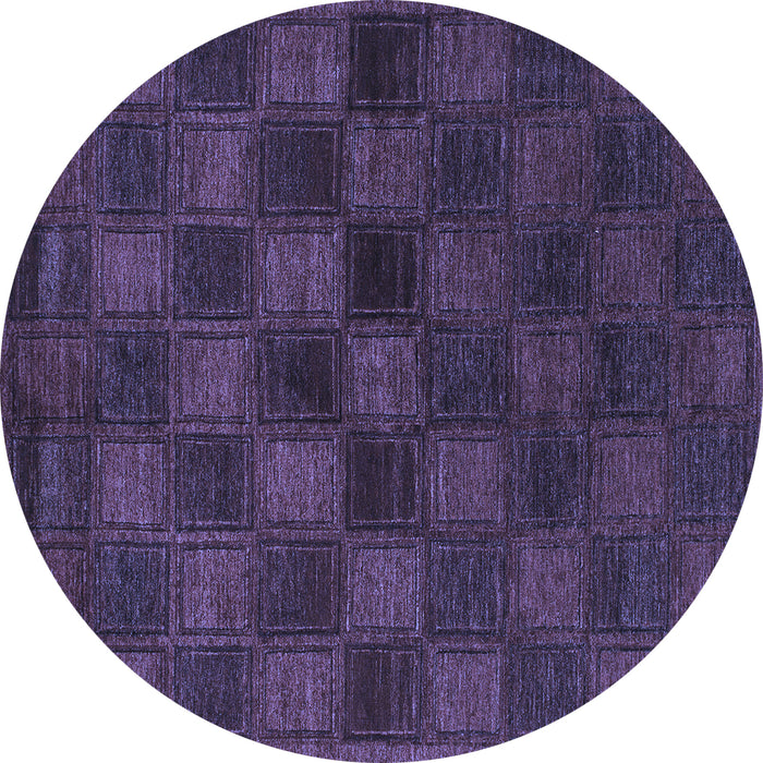 Round Machine Washable Abstract Blue Modern Rug, wshabs1556blu