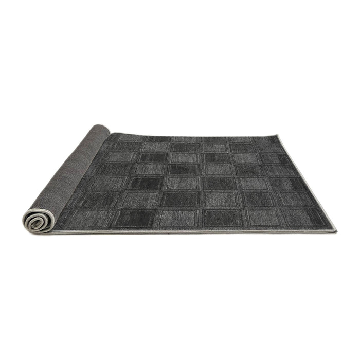 Sideview of Abstract Gray Modern Rug, abs1556gry