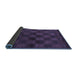 Sideview of Abstract Blue Modern Rug, abs1556blu