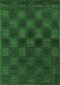 Abstract Emerald Green Modern Rug, abs1556emgrn