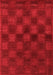 Abstract Red Modern Area Rugs