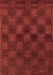 Machine Washable Abstract Brown Modern Rug, wshabs1556brn