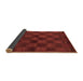 Sideview of Abstract Brown Modern Rug, abs1556brn