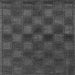 Square Machine Washable Abstract Gray Modern Rug, wshabs1556gry