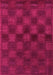 Machine Washable Abstract Pink Modern Rug, wshabs1556pnk