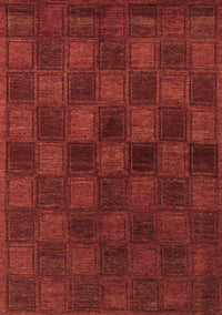 Abstract Brown Modern Rug, abs1556brn