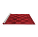 Modern Red Washable Rugs