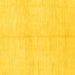 Square Solid Yellow Modern Rug, abs1557yw