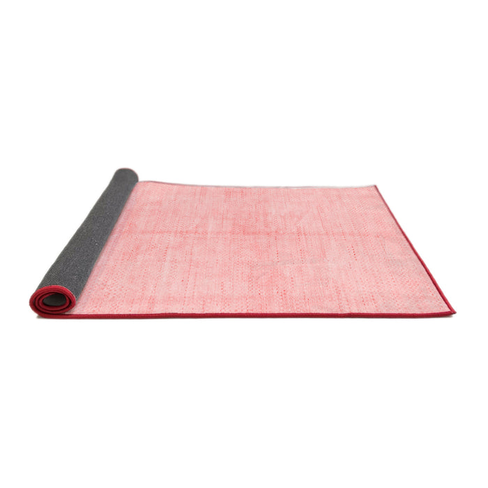 Solid Red Modern Area Rugs