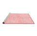 Modern Red Washable Rugs