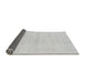 Sideview of Solid Gray Modern Rug, abs1558gry