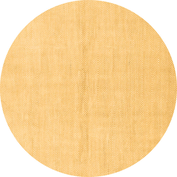 Round Solid Brown Modern Rug, abs1558brn