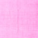 Square Solid Pink Modern Rug, abs1558pnk