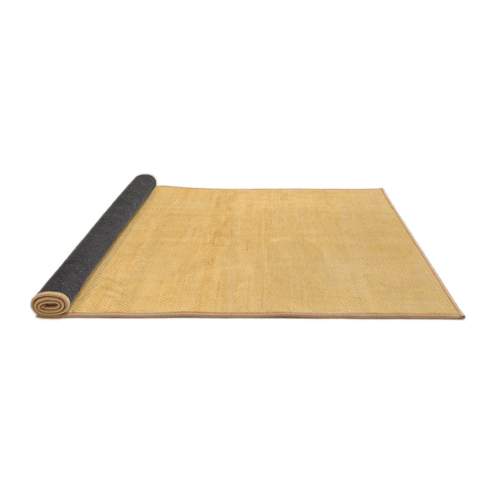 Sideview of Solid Brown Modern Rug, abs1558brn