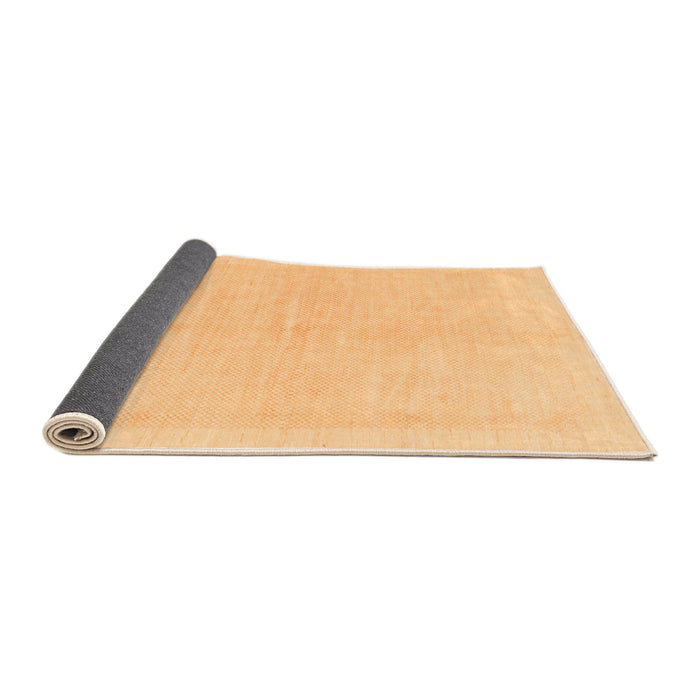 Sideview of Solid Orange Modern Rug, abs1559org