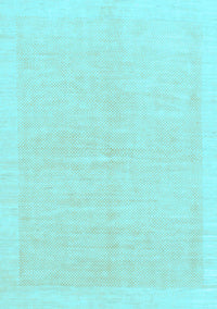 Solid Light Blue Modern Rug, abs1559lblu