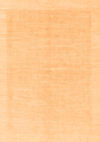 Solid Orange Modern Rug, abs1559org