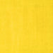 Square Machine Washable Solid Yellow Modern Rug, wshabs155yw