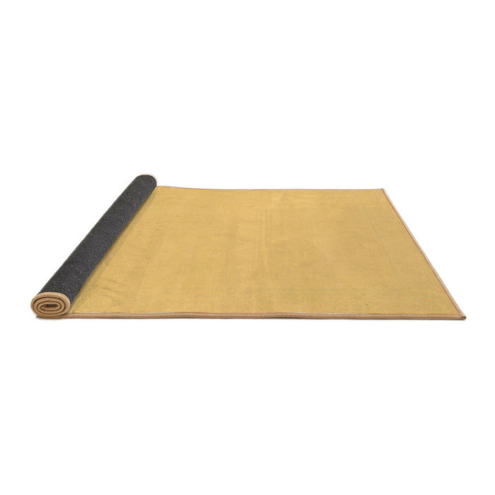 Sideview of Solid Brown Modern Rug, abs155brn