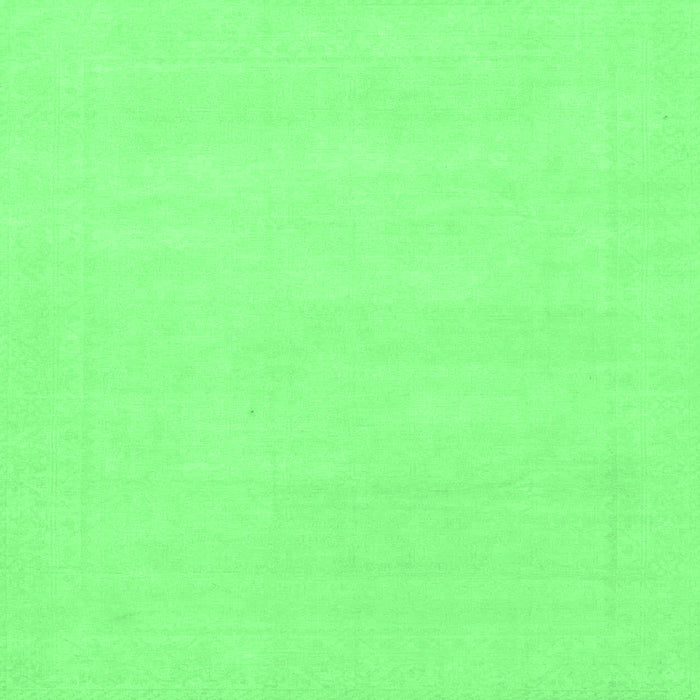 Square Machine Washable Solid Emerald Green Modern Area Rugs, wshabs155emgrn