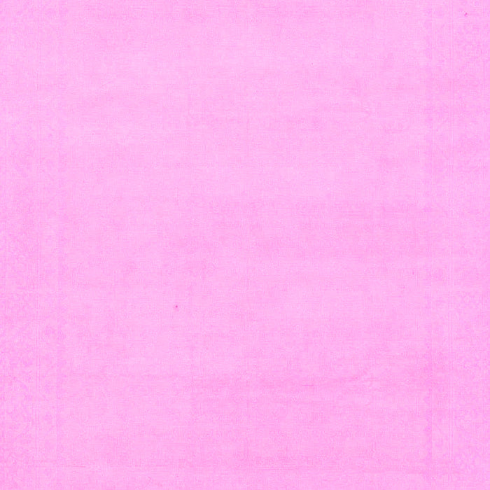 Machine Washable Solid Pink Modern Rug, wshabs155pnk